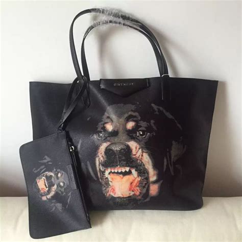 givenchy tote dog|Givenchy shopping tote.